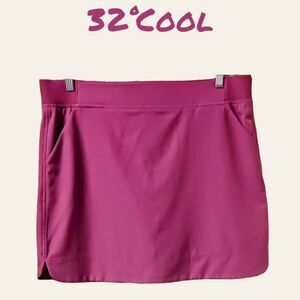 NWOT 32° COOL Plus Size Mauve Midi Skort.